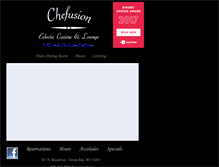 Tablet Screenshot of chefusion.com